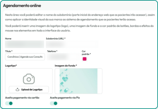 Tela do Conclínica, sistema para psicólogos: O paciente lembra, remarca e paga